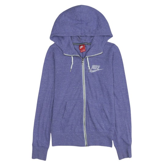 Nike Unisex Purple Full Zip Hoodie XS Lightweight Sportswear