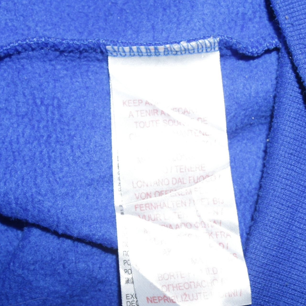 Converse Boys Blue Full Zip Hoodie XL 13-15 Years Cotton Blend Casual