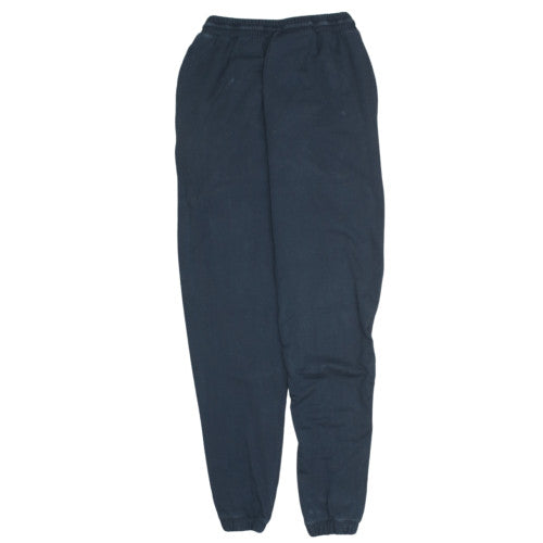 Reebok Womens Black Jogger Sweatpants Size S Fleece Tapered Activewear