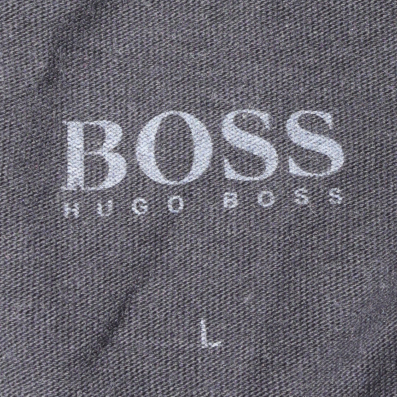 Hugo Boss Men's Black V-Neck Cotton T-Shirt Size L