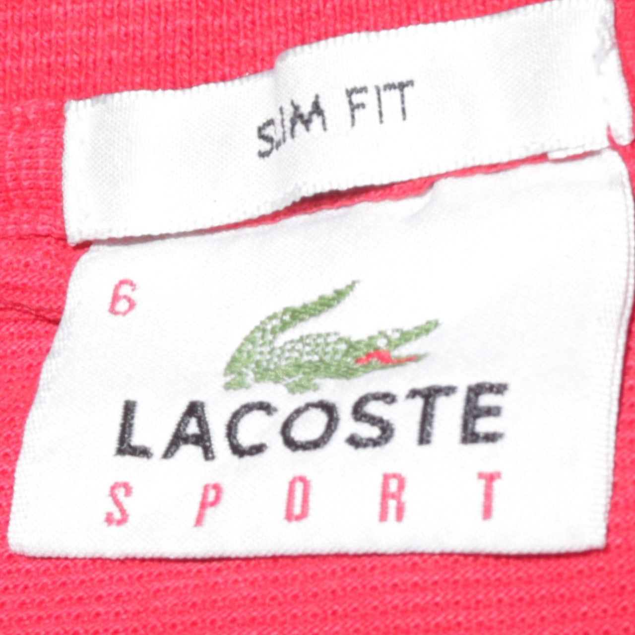 Lacoste Sport Men's Red Slim Fit Cotton Polo Shirt XL