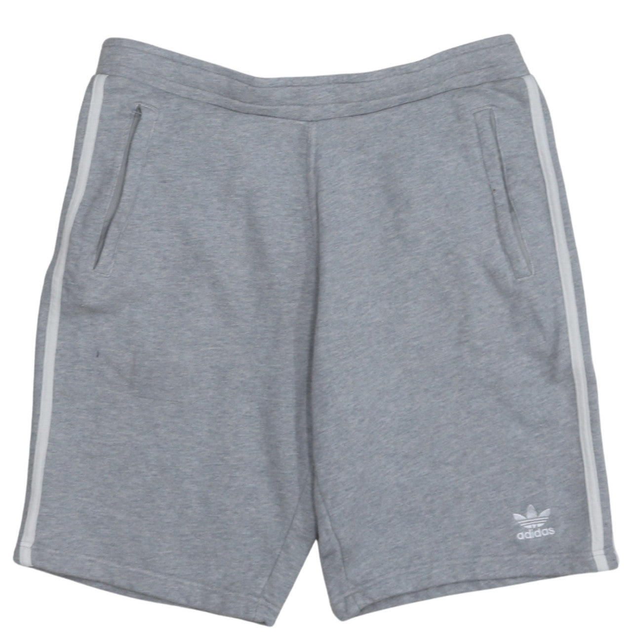 Adidas Men's Grey Athletic Shorts Size S Elastic Waist Gym Training