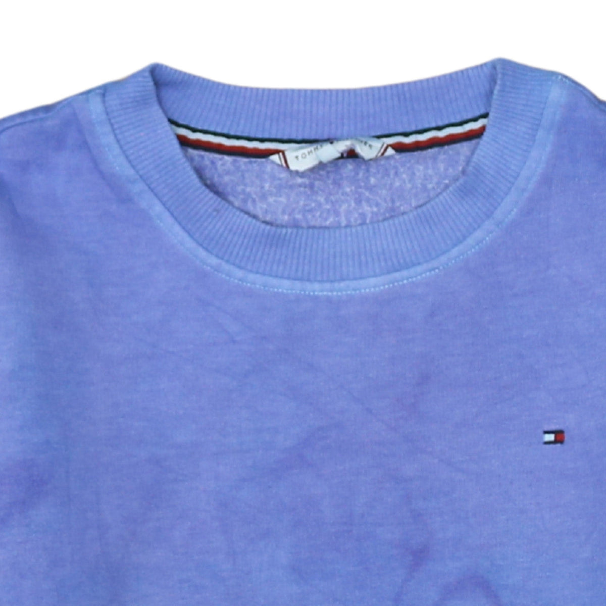 Tommy Hilfiger Boys Blue Crew Neck Pullover Sweatshirt Size S