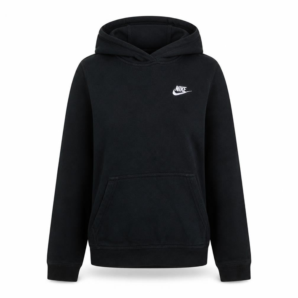 Nike Women's Black Pullover Hoodie L Relaxed Fit Casual Sweatshirt