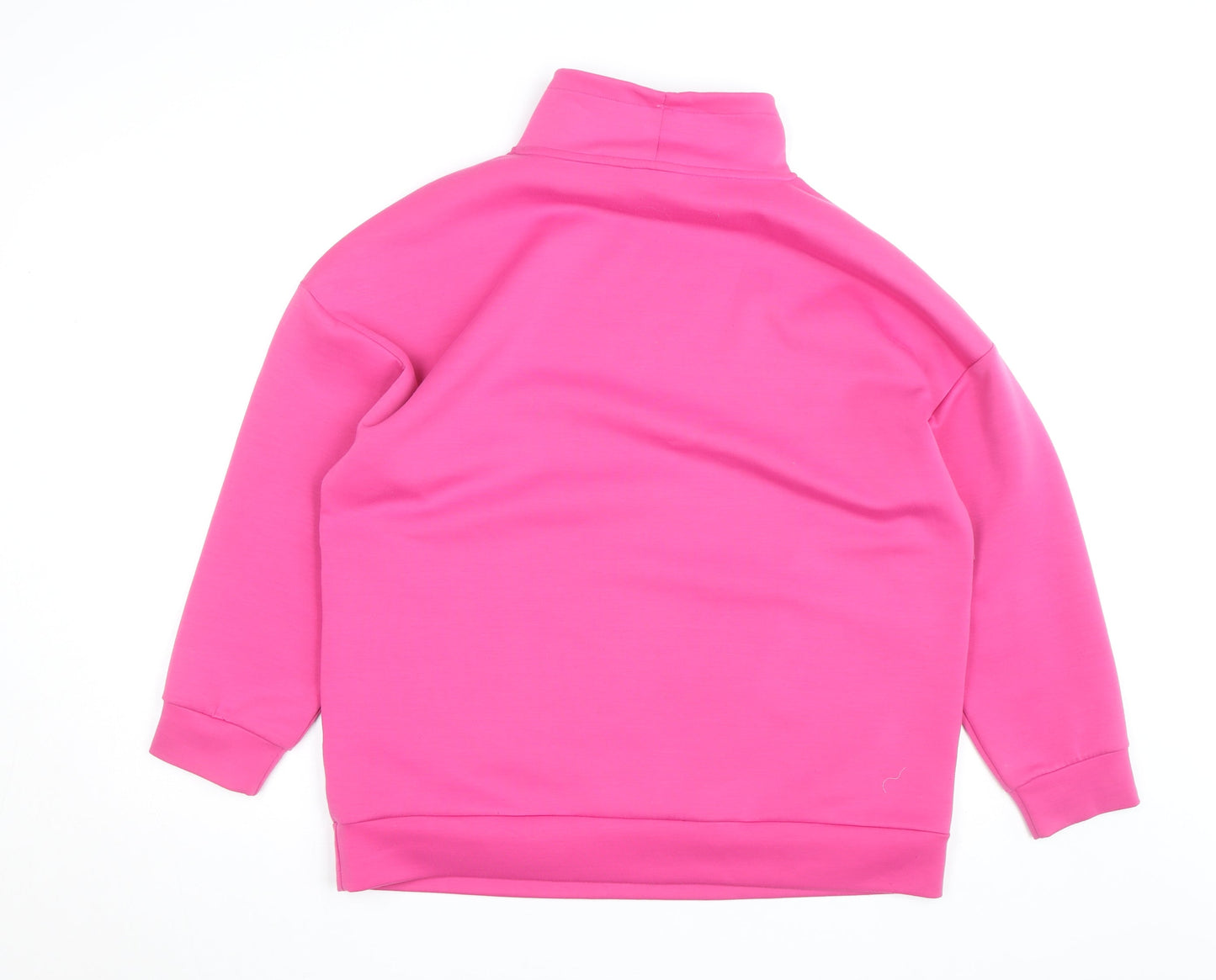 F&F Active Women’s Pink Track Jacket Size M Lightweight Stretch