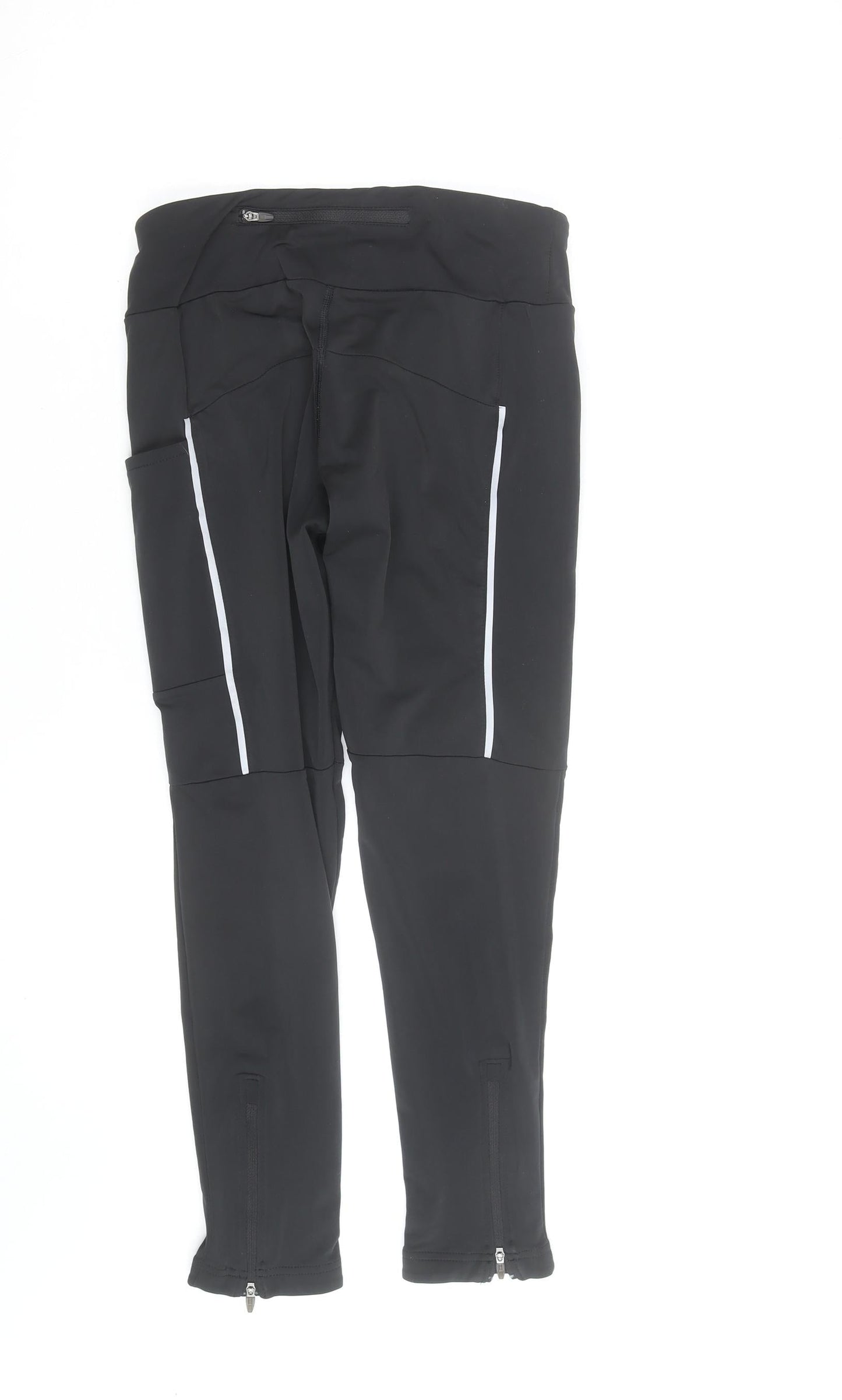 Crane Men's Black Small Compression Leggings Running Trousers