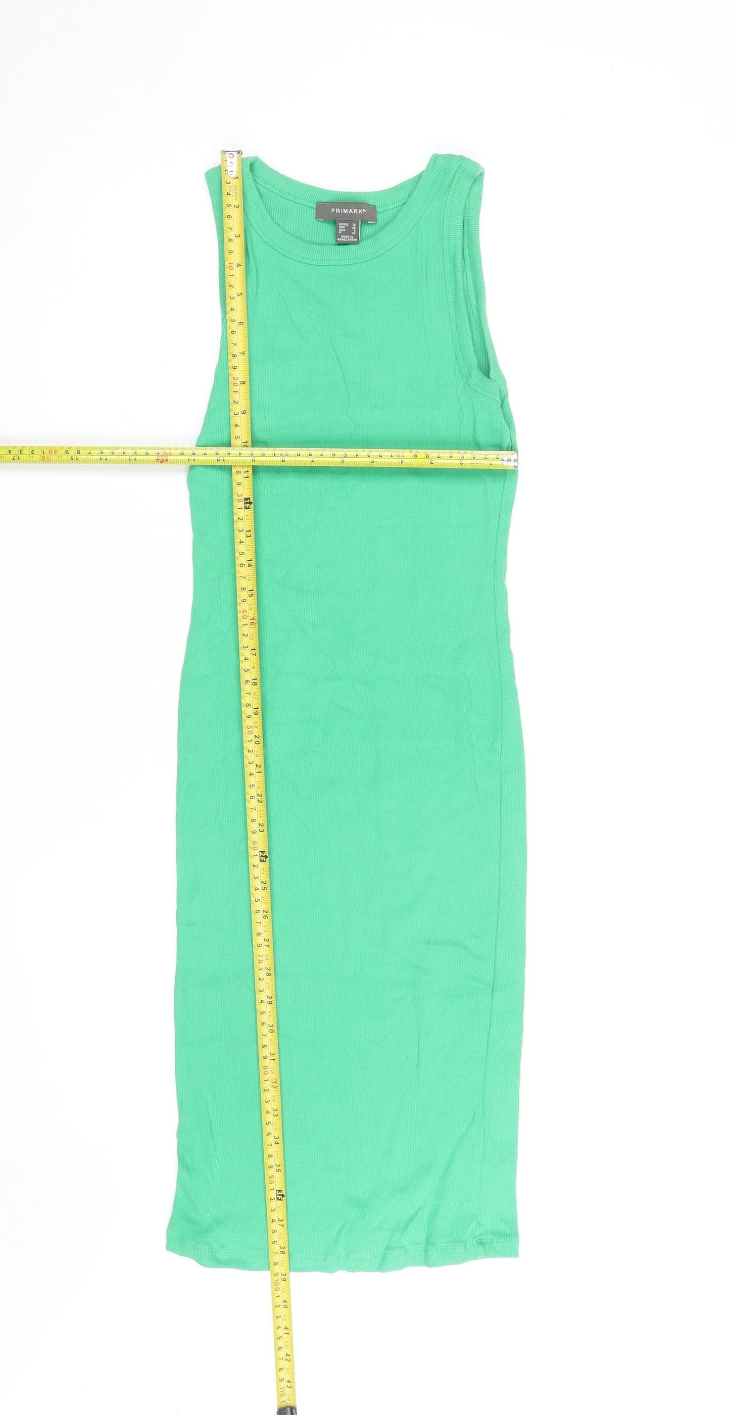 Primark Women's Green Size 10 Sleeveless Tank Dress