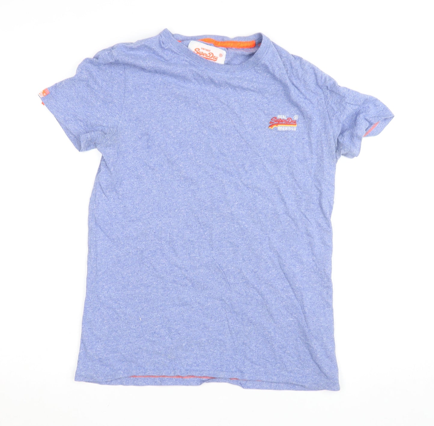 Superdry Men's Blue Vintage Logo Slim Fit Cotton T-Shirt Size S