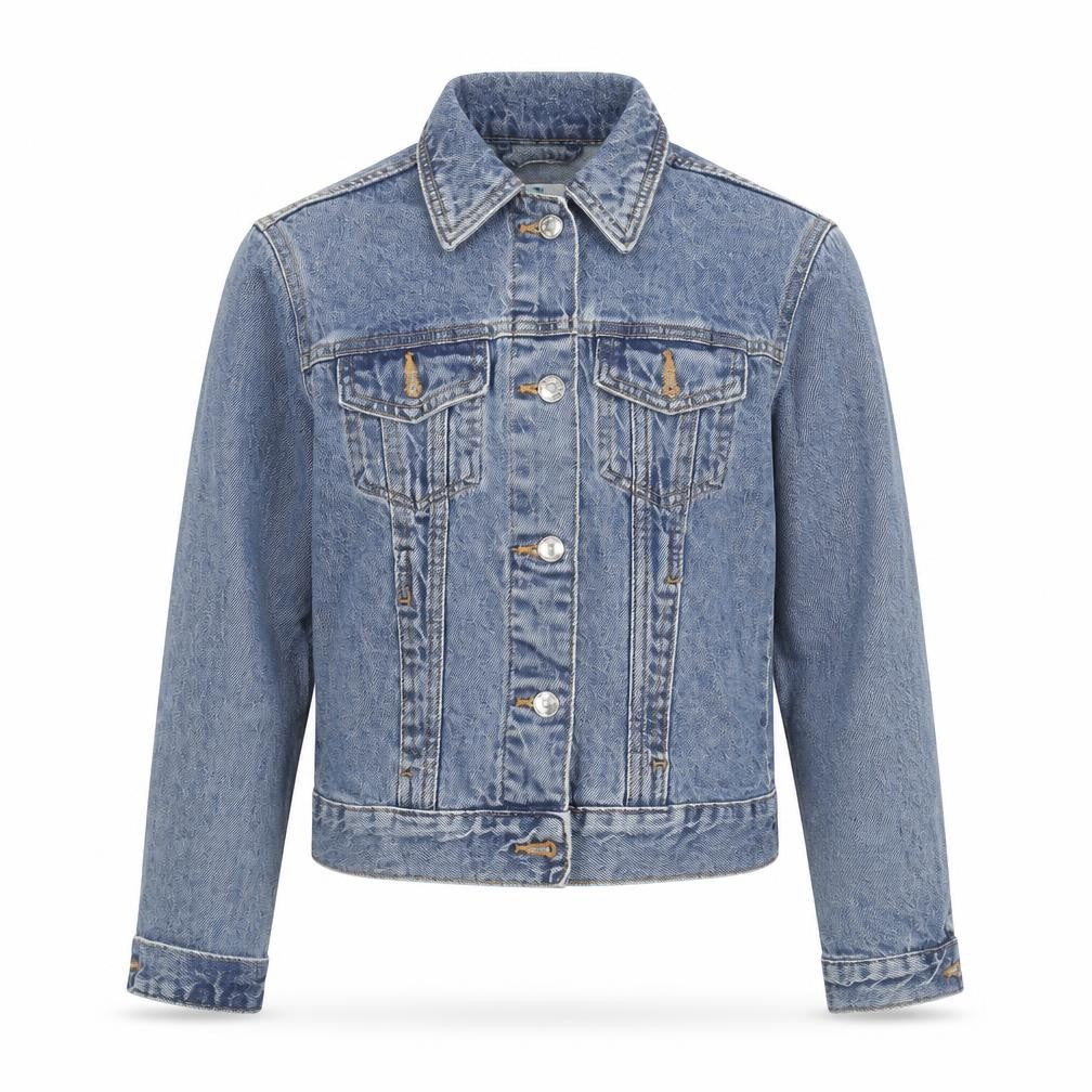 Primark Men's Blue Denim Button Jacket Size S Regular Fit