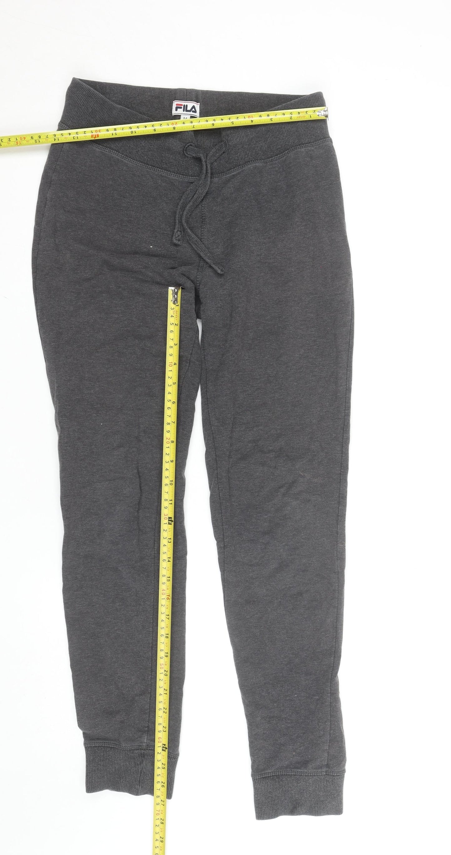 Fila Men’s Grey Jogger Sweatpants Medium Regular Fit