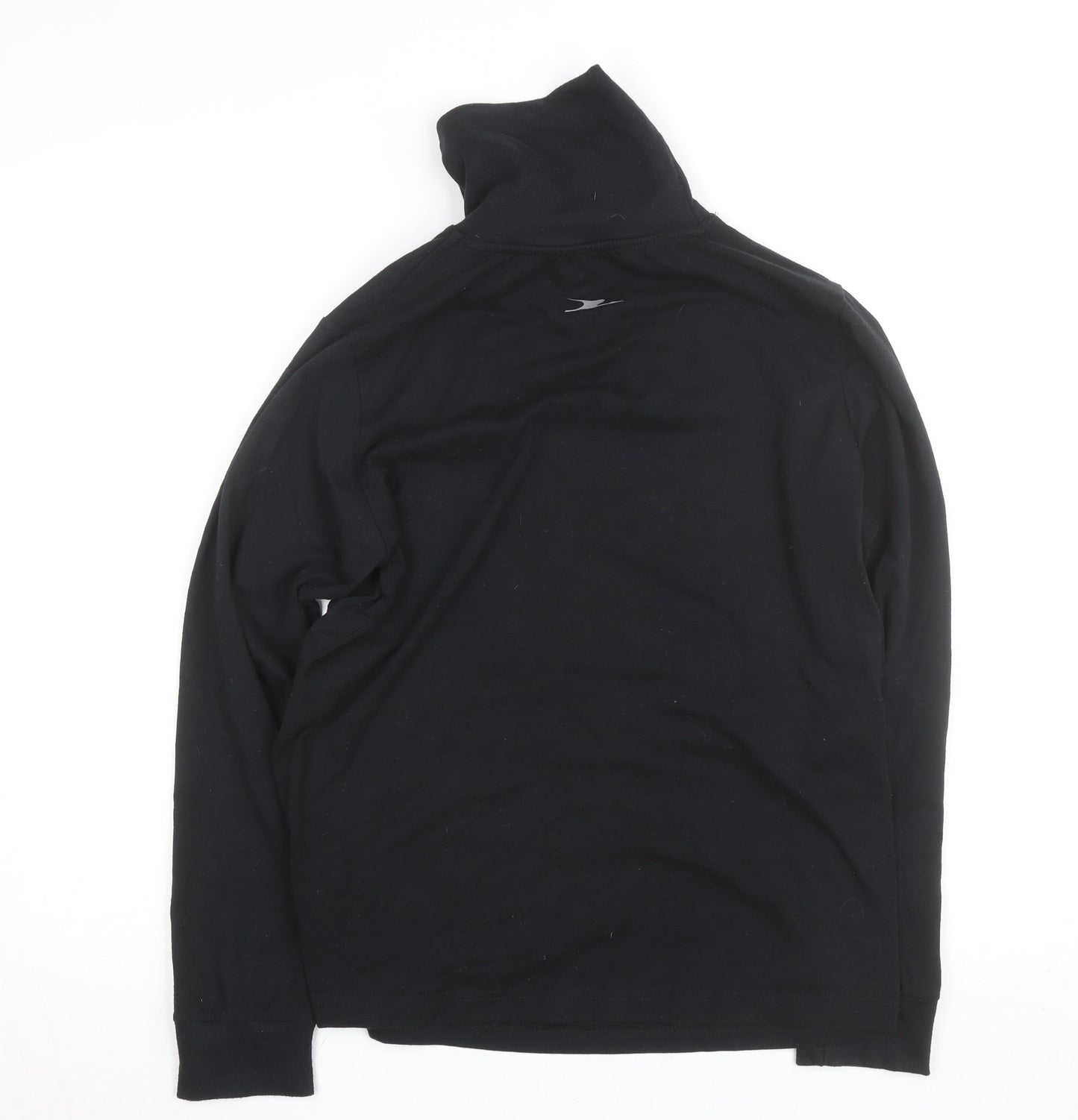 Crane Women Black L Basic Activewear Jacket Lightweight Stretch