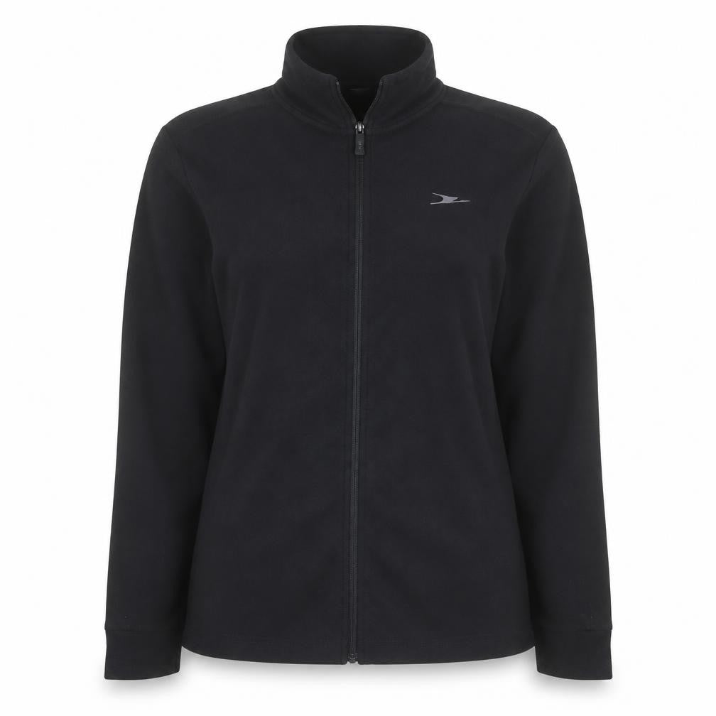 Crane Women Black L Basic Activewear Jacket Lightweight Stretch