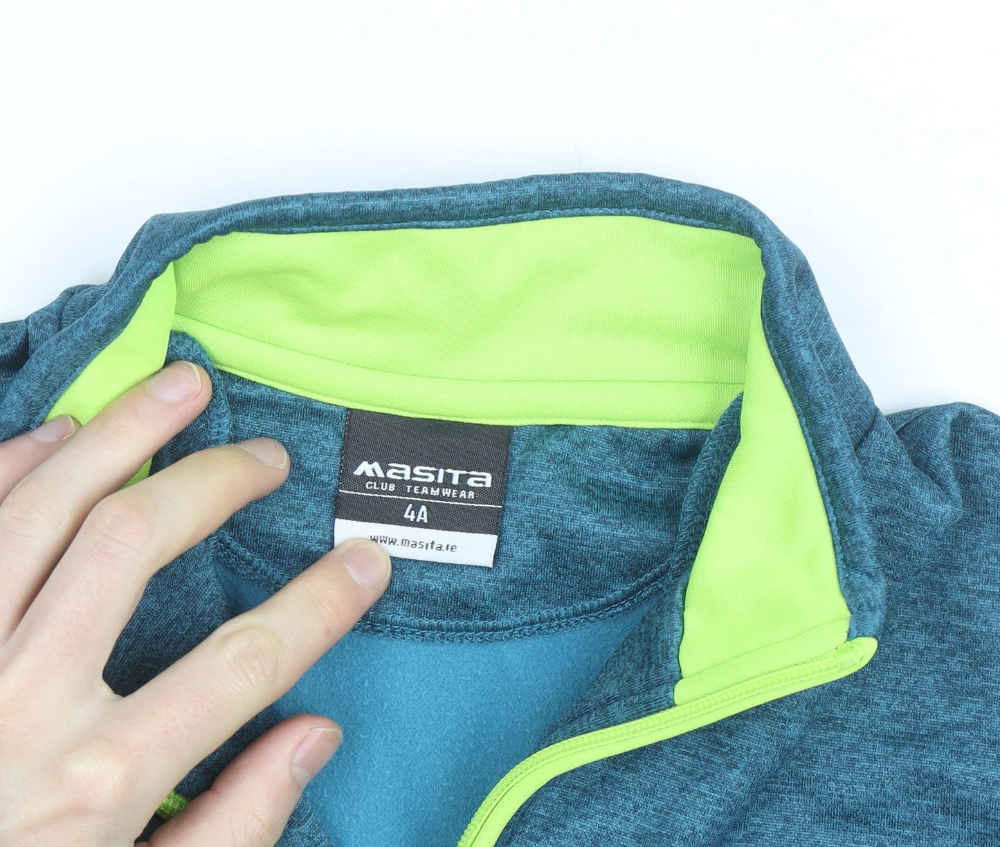Masita Men’s Blue 1/4 Zip Track Jacket Kellogg’s GAA Cool Camps Size L Polyester