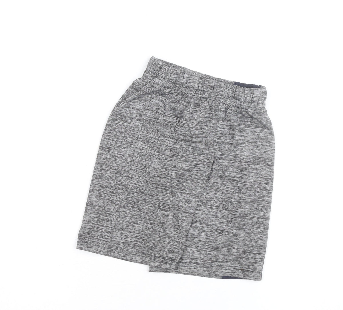 Reebok Boys Grey Athletic Shorts 10 Years Quick Dry Elastic Waist