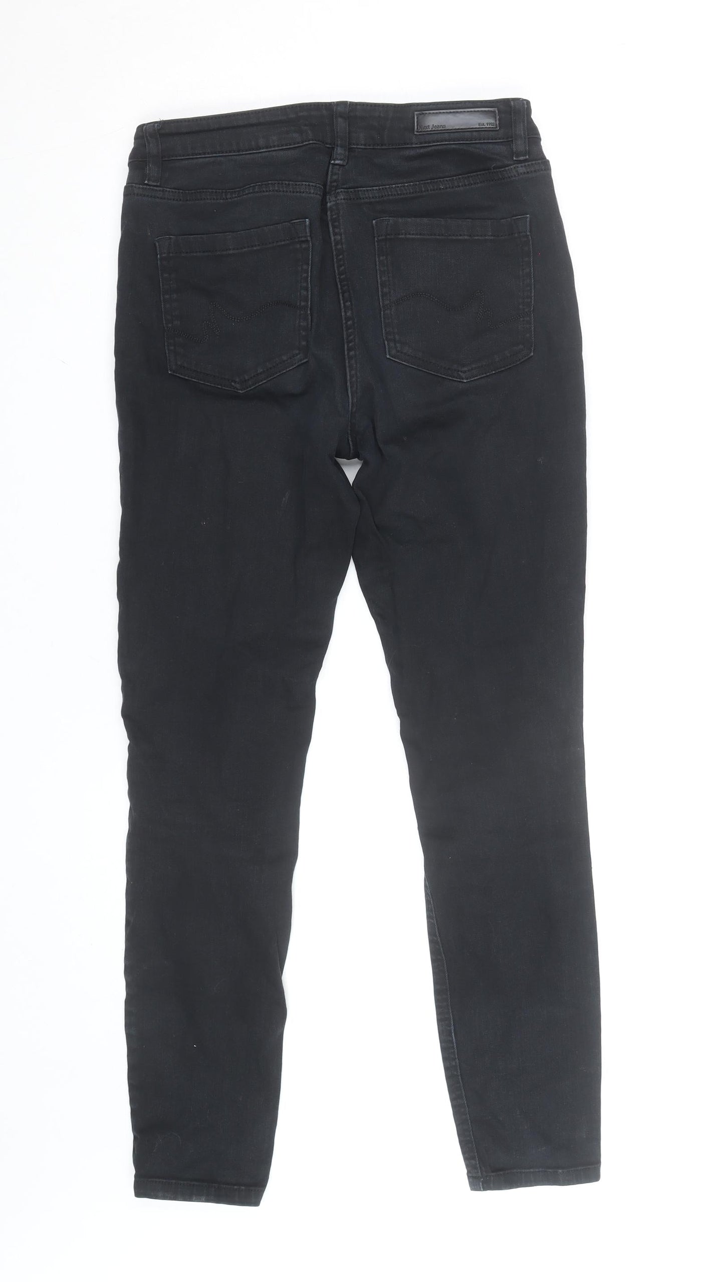 Next Women’s Black Skinny Mid Rise Jeans Size 10 Regular