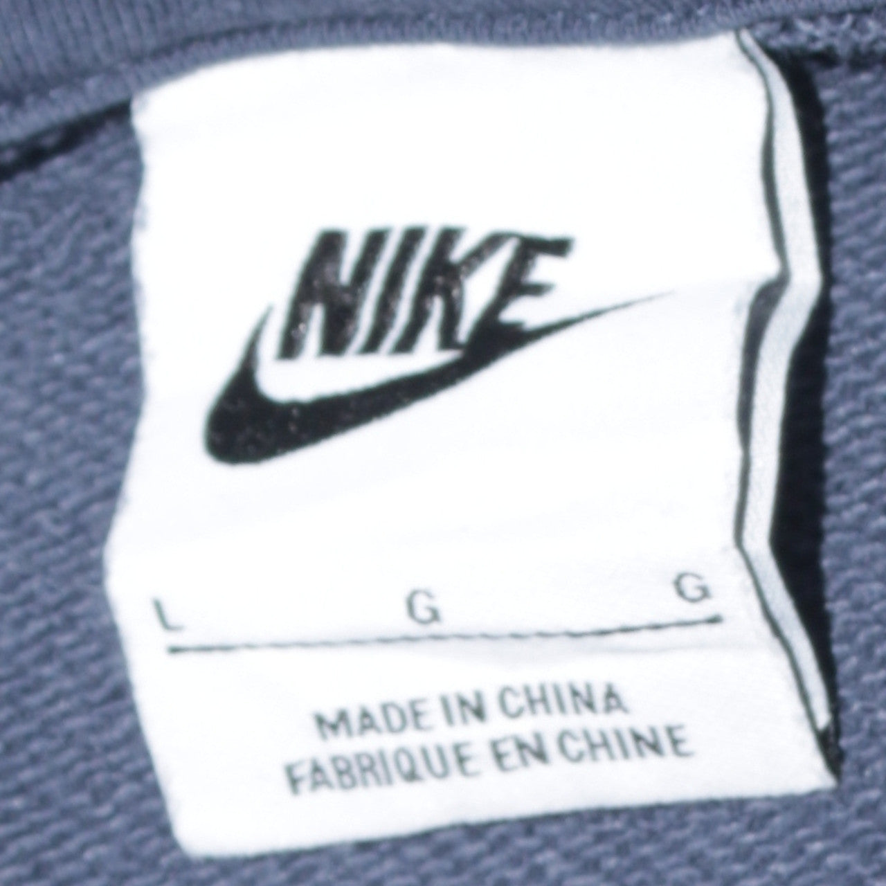 Nike Men's Blue Pullover Hoodie L Graphic Logo Sportswear