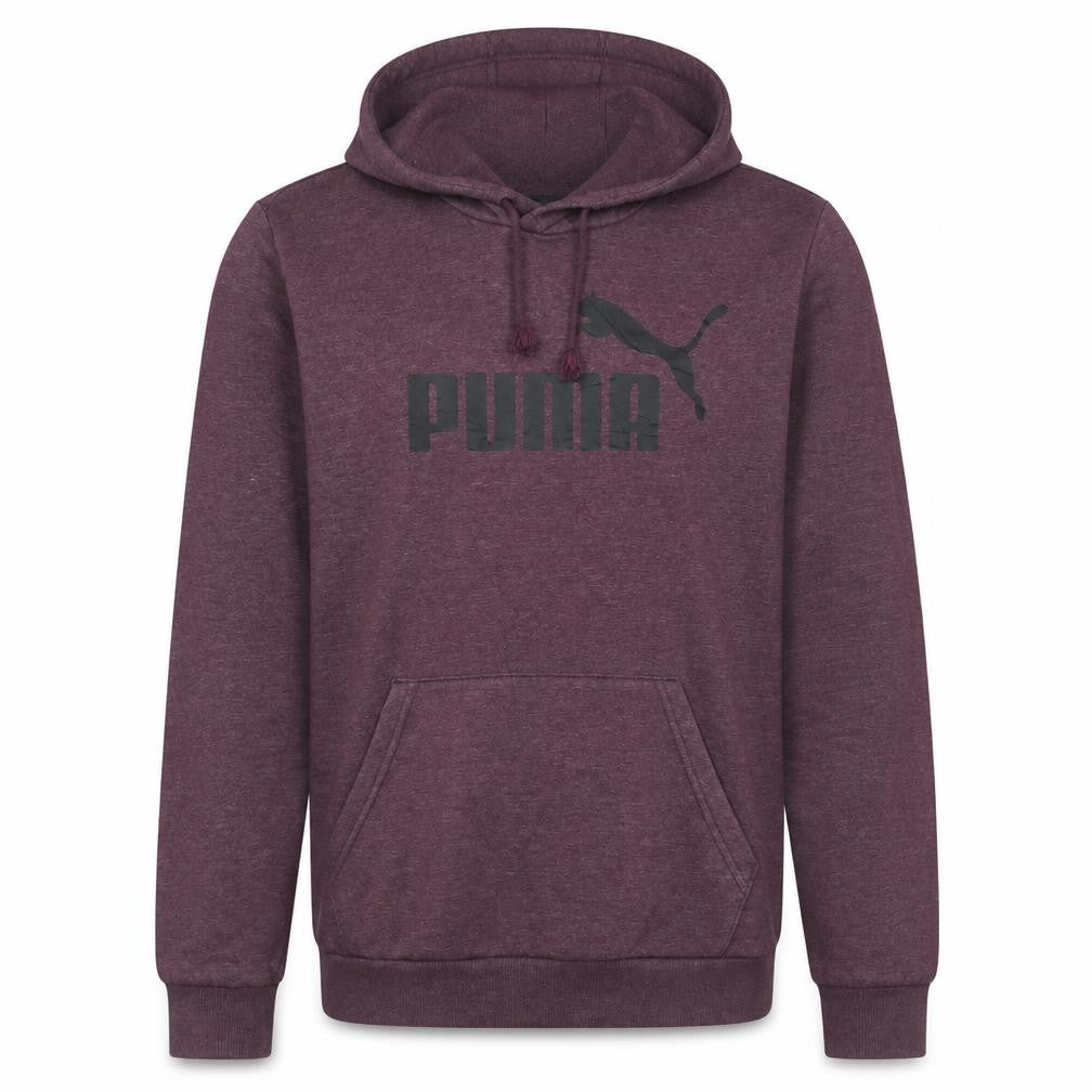 Puma Men’s Purple Pullover Hoodie L Regular Fit Logo Sports Top