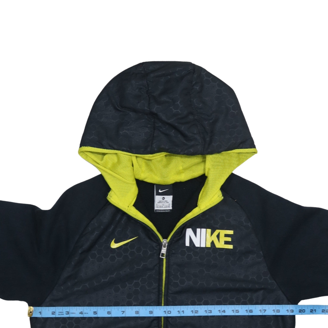 Nike Boys Black Full Zip Hoodie XL 13-15 Years Sports Fleece Zip Up
