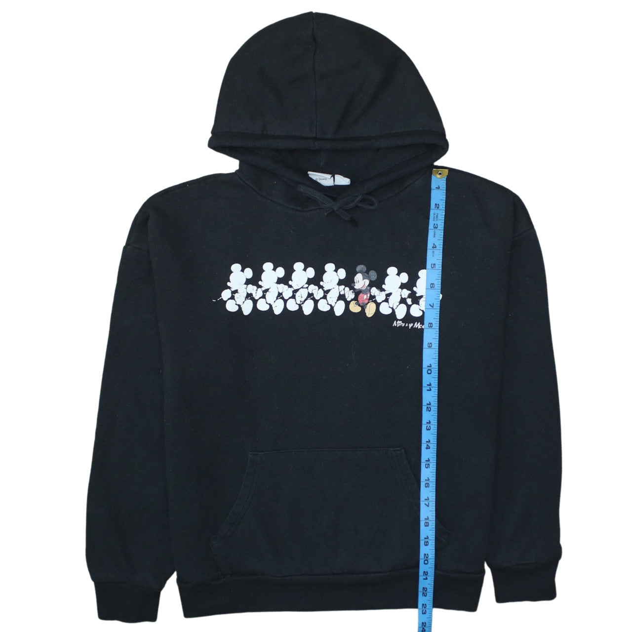 Disney Women's Black Mickey Mouse Pullover Hoodie Size M