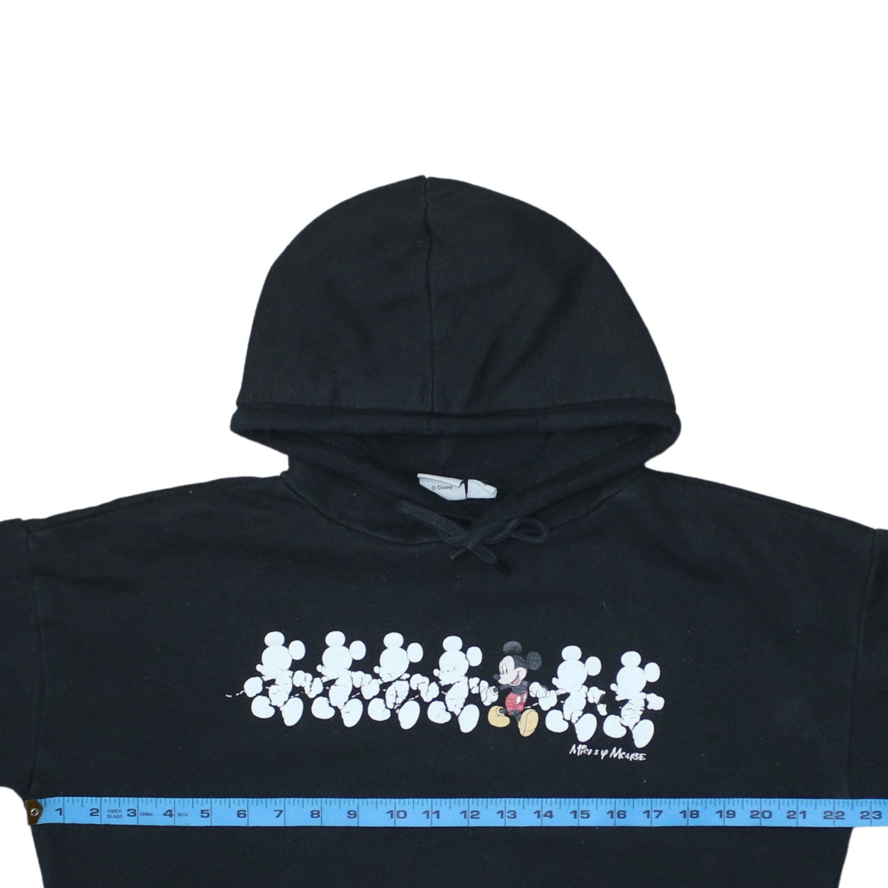 Disney Women's Black Mickey Mouse Pullover Hoodie Size M
