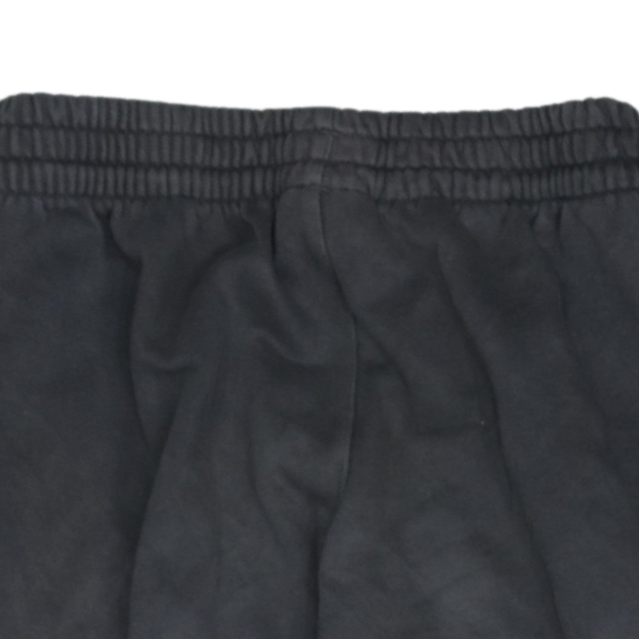 Adidas Boys Black Track Pants 11-12 Years Elastic Waist Fleece Joggers