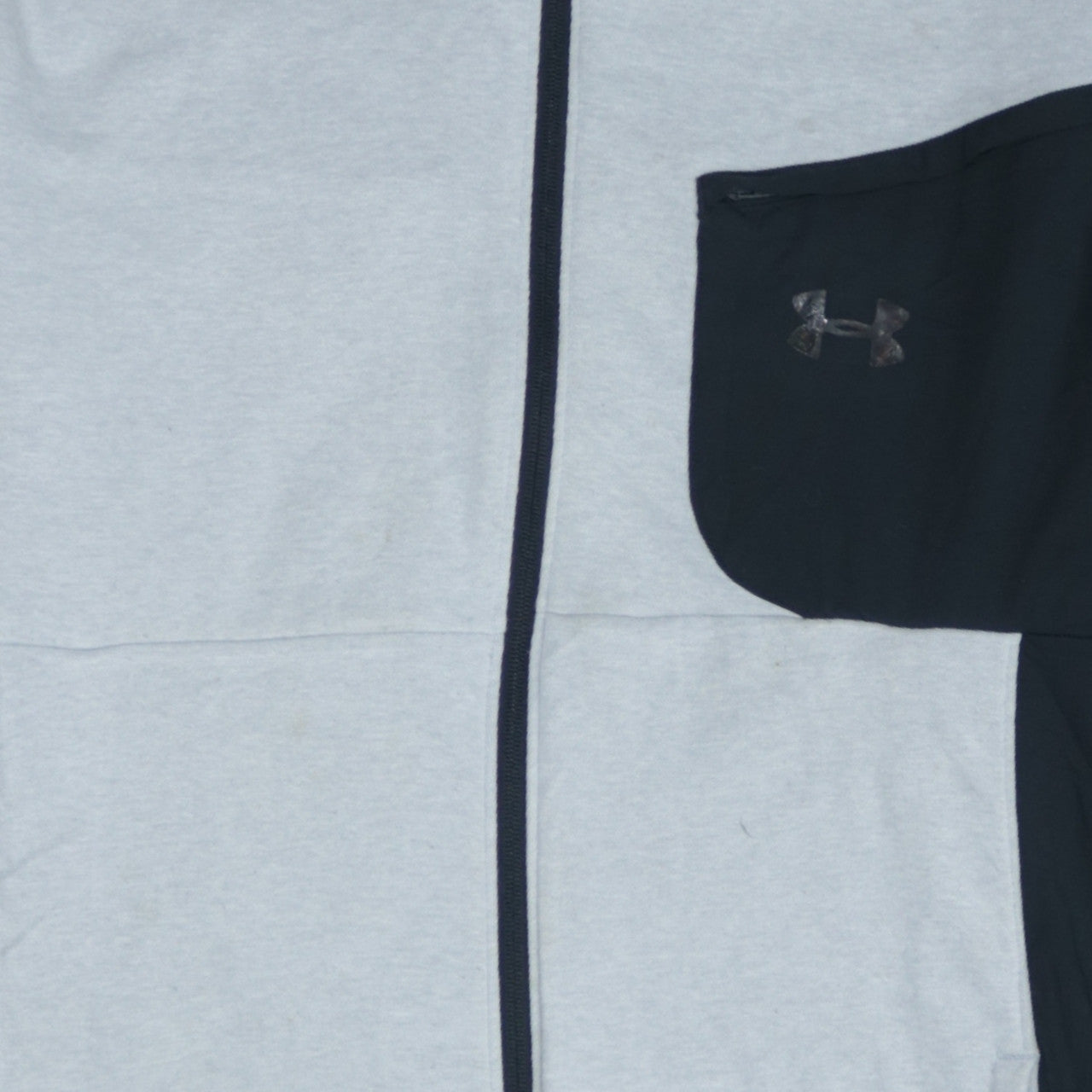 Under Armour Mens Grey XL Full Zip Hoodie Lightweight Sportswear