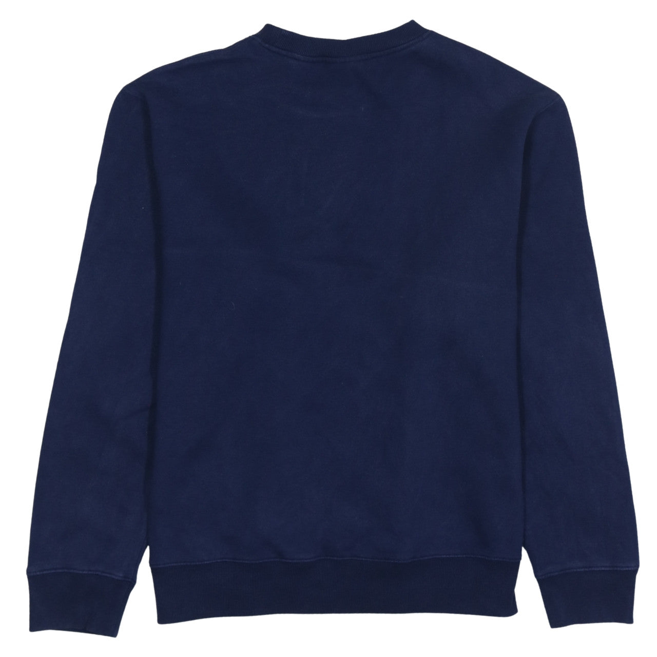 Fila Womens Navy Blue Crew Neck Logo Sweatshirt XL Cotton Blend