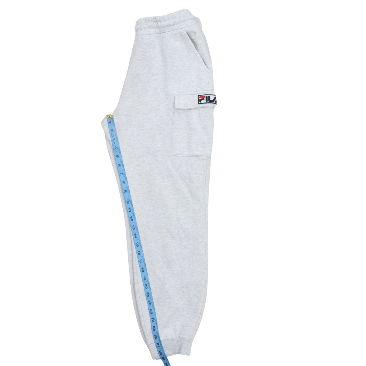 Fila Men's Grey Jogger Sweatpants M Regular Fit Fleece Trousers