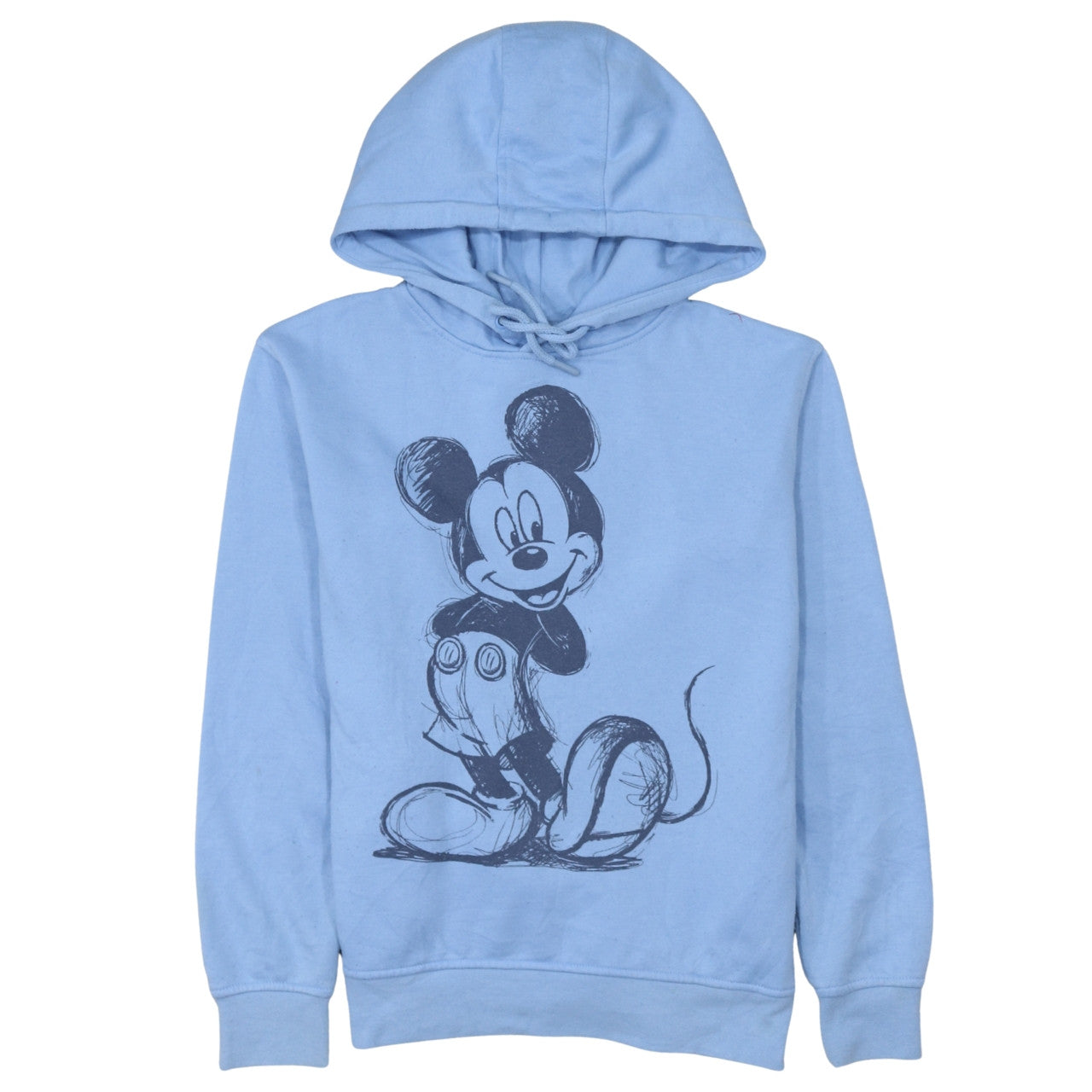 Disney Primark Women Blue Pullover Hoodie 2XS Mickey Graphic