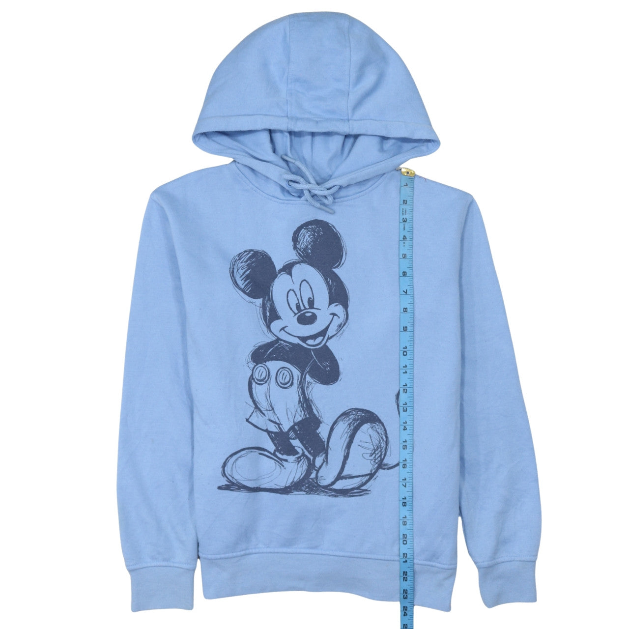 Disney Primark Women Blue Pullover Hoodie 2XS Mickey Graphic