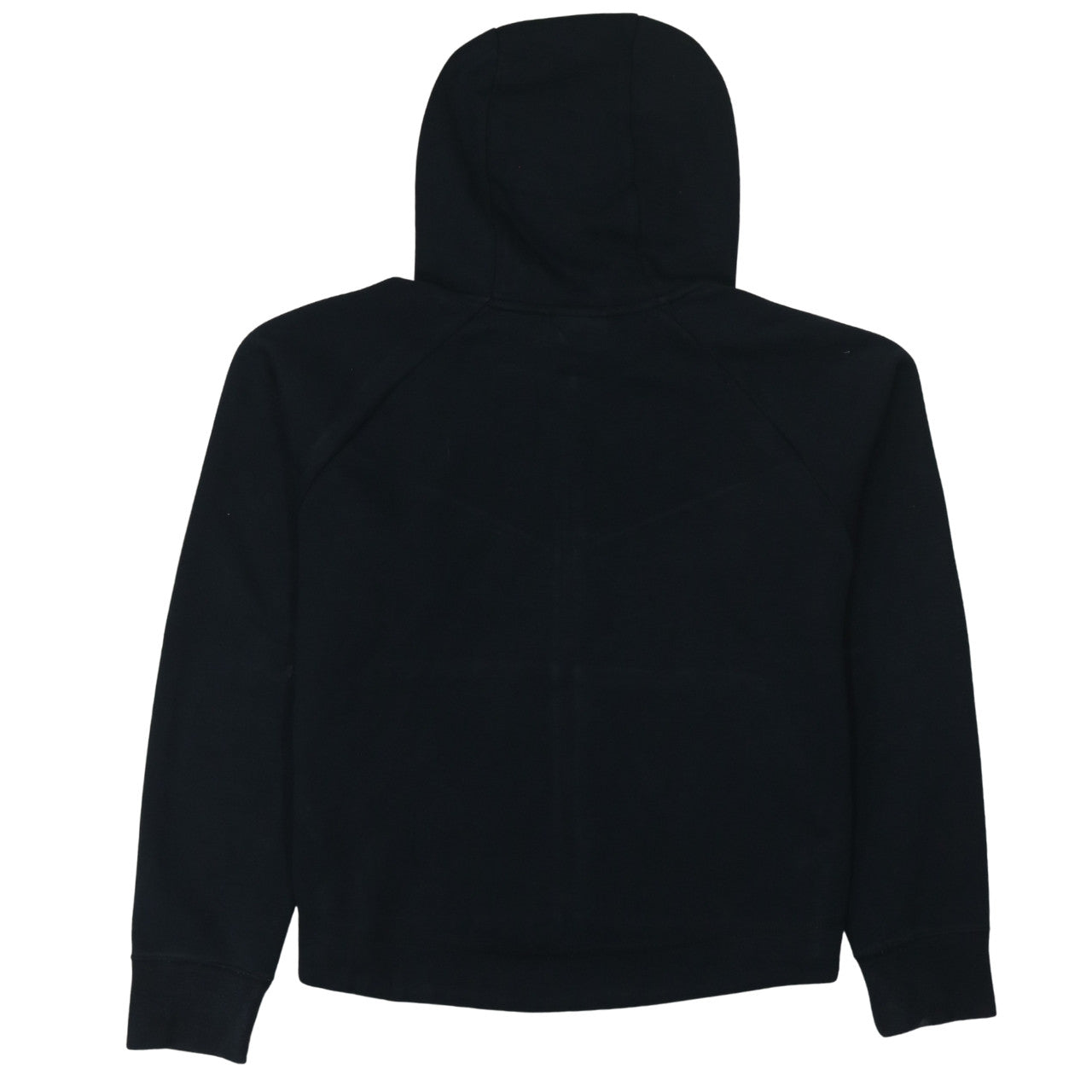 Nike Womens Black Full Zip Hoodie Small Cotton Blend Sportswear