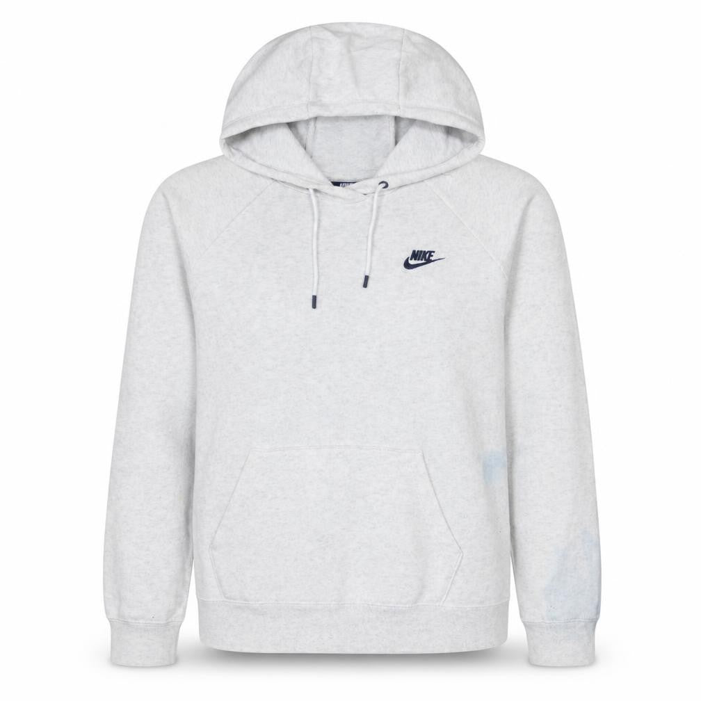 Nike Women’s Grey Pullover Hoodie Medium Cotton Blend Sportswear