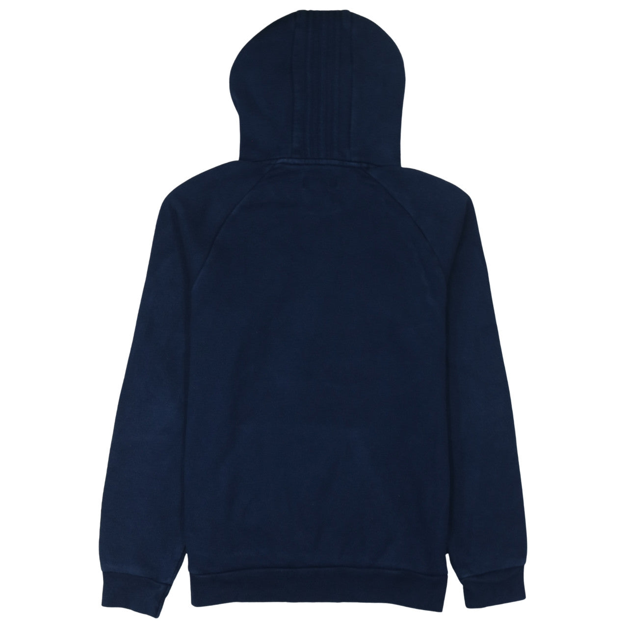 Adidas Men's Blue Pullover Hoodie Small Logo Fleece Sweatshirt