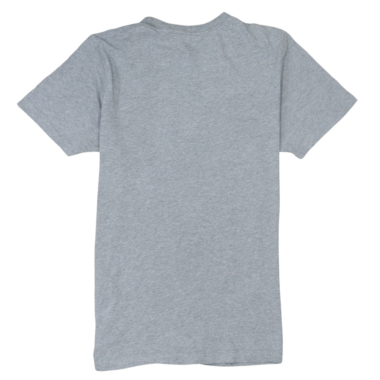 Nike Men's Grey Swoosh Logo Short Sleeve Cotton T-Shirt Size S