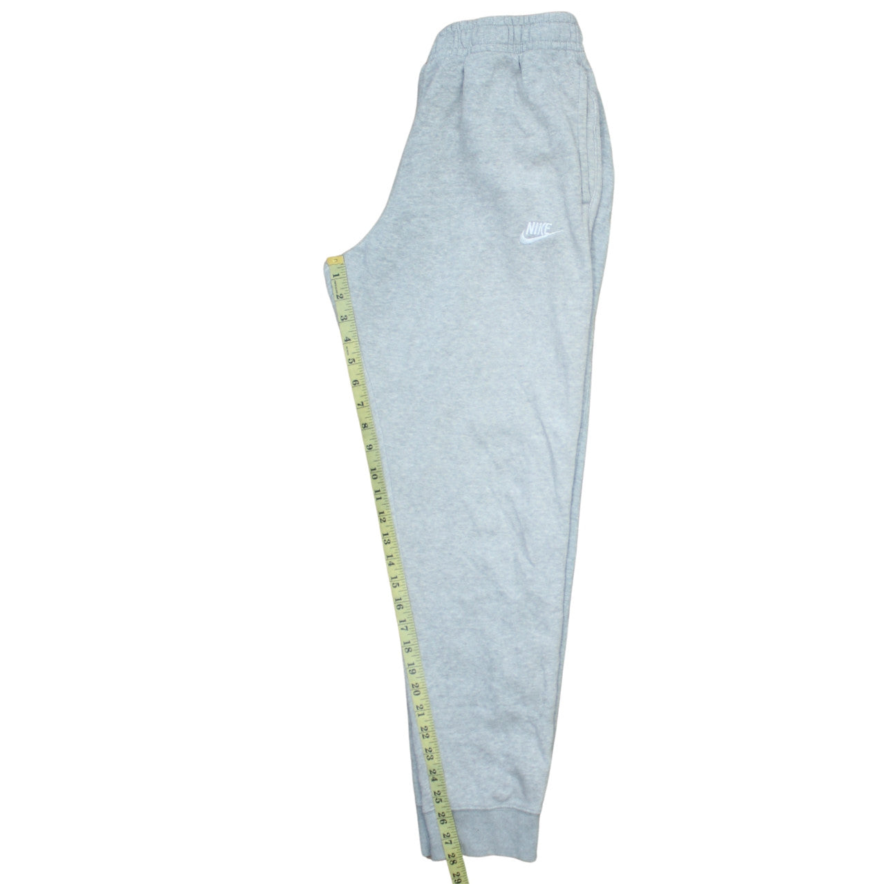 Nike Men's Grey Fleece Jogger Sweatpants Medium Regular Fit