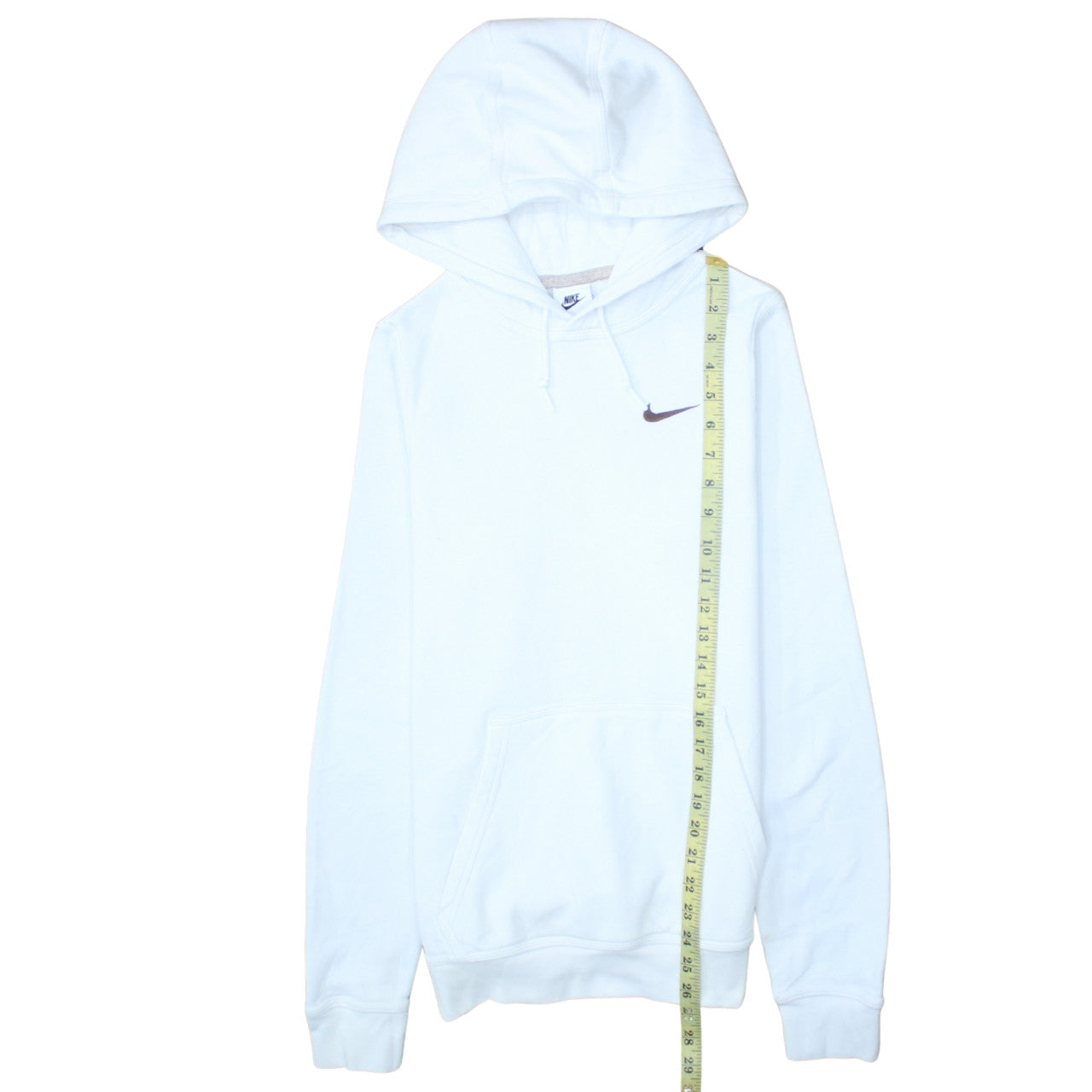 Nike Mens White XS Pullover Hoodie Fleece Sportswear Sweatshirt