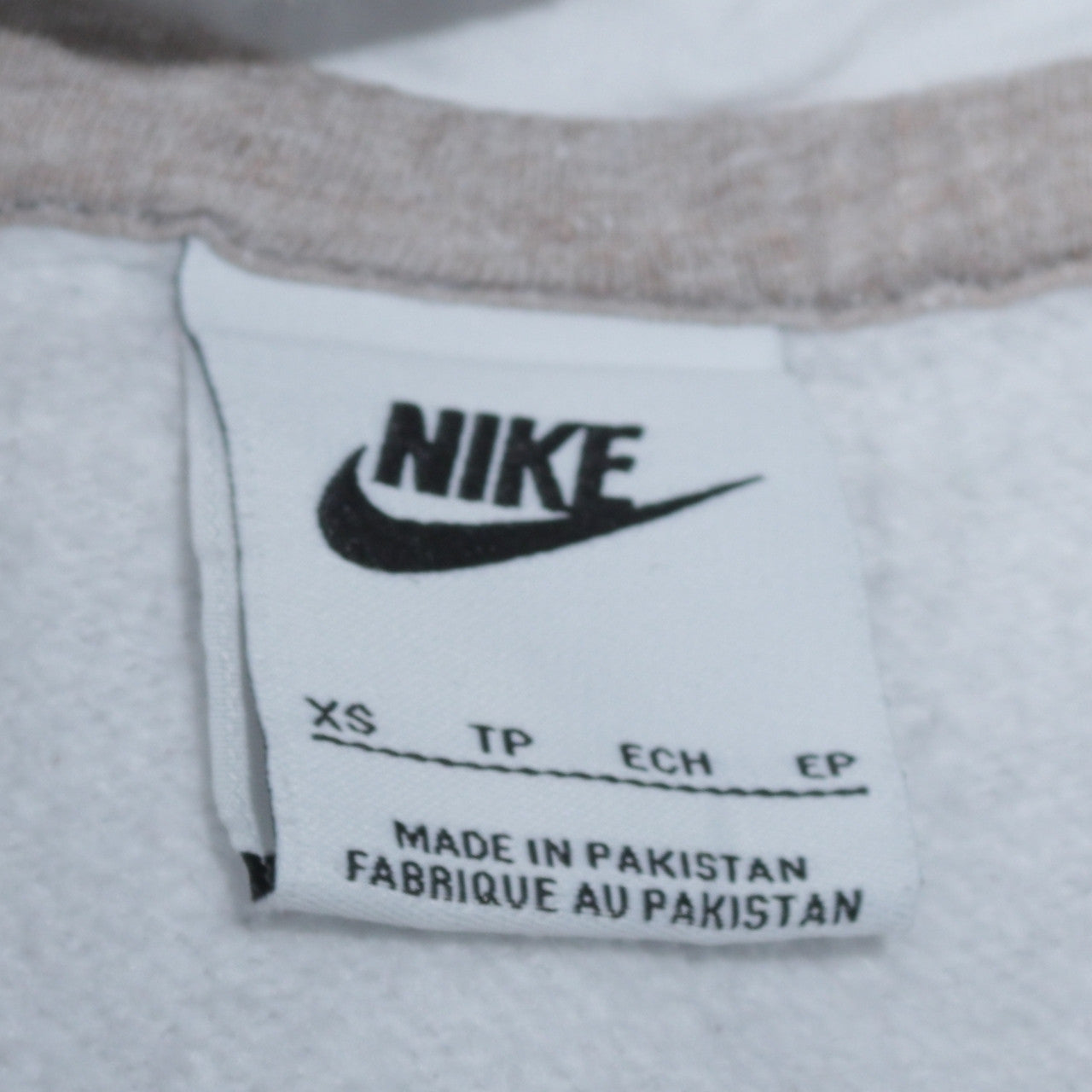 Nike Mens White XS Pullover Hoodie Fleece Sportswear Sweatshirt