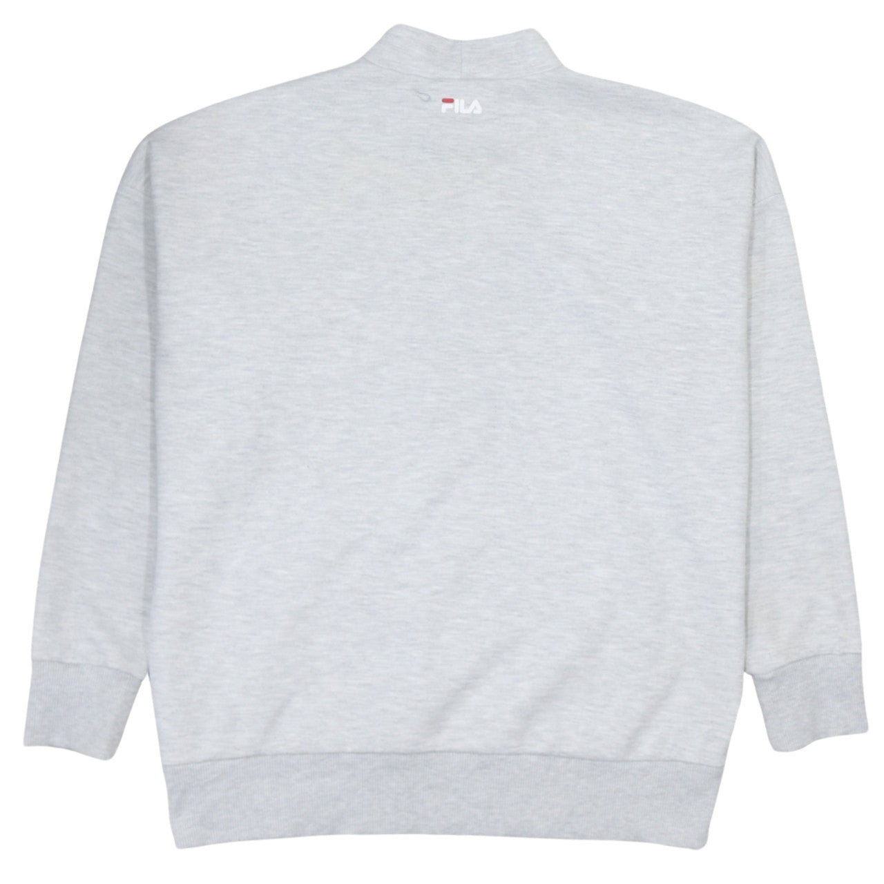 FILA Mens Grey Small Logo Pullover Sweatshirt