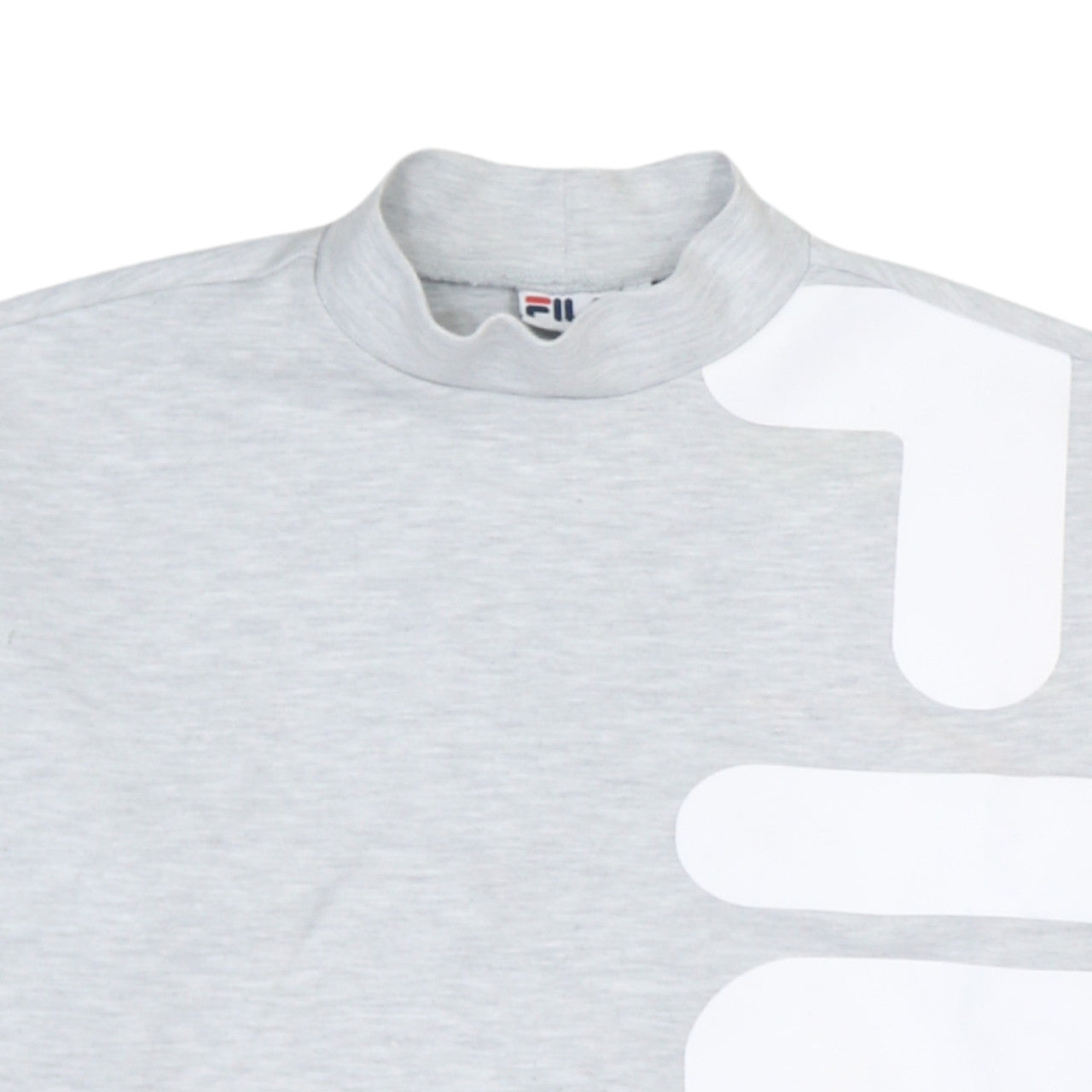 FILA Mens Grey Small Logo Pullover Sweatshirt