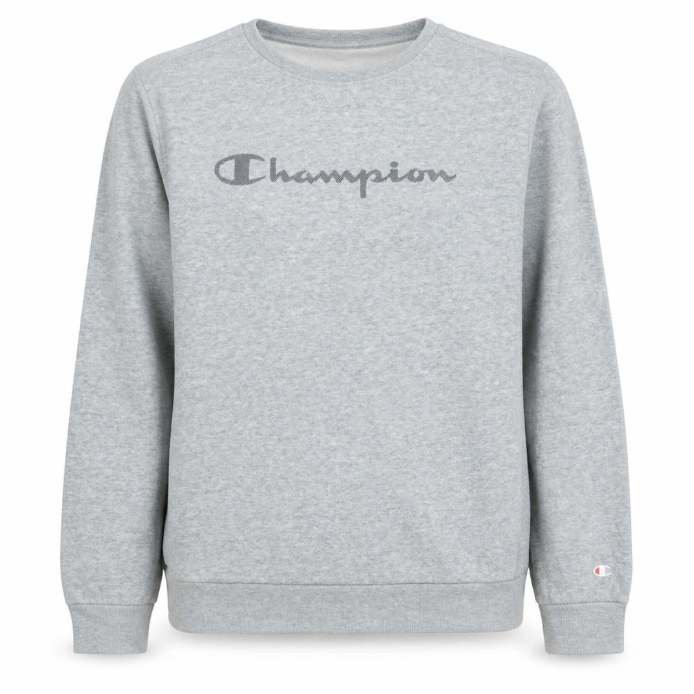 Champion Boys Grey 15-16 Years Crew Neck Pullover Sweatshirt