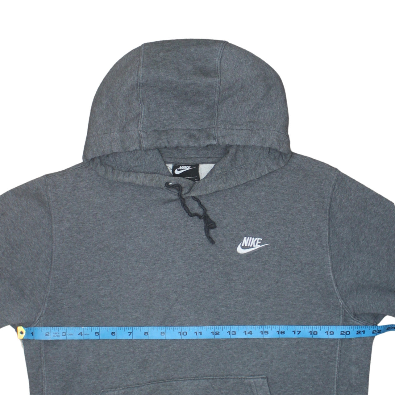 Nike Men's Grey Pullover Hoodie Small Regular Fit Fleece