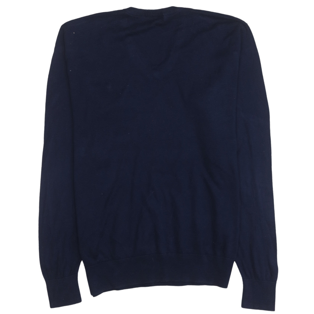 Ralph Lauren Polo Golf Men's Blue V-Neck Cotton Jumper Size S
