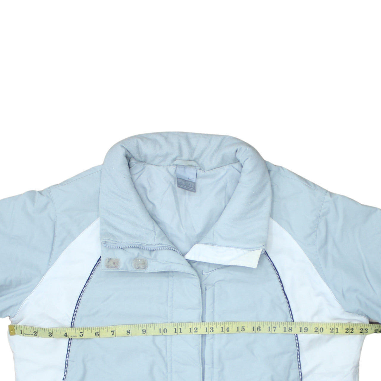 Nike Women's Blue Puffer Jacket Medium Winter Water Resistant