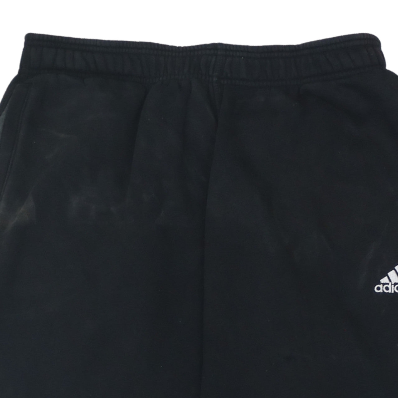 Adidas Men Black Fleece Jogger Sweatpants L Regular Fit Activewear