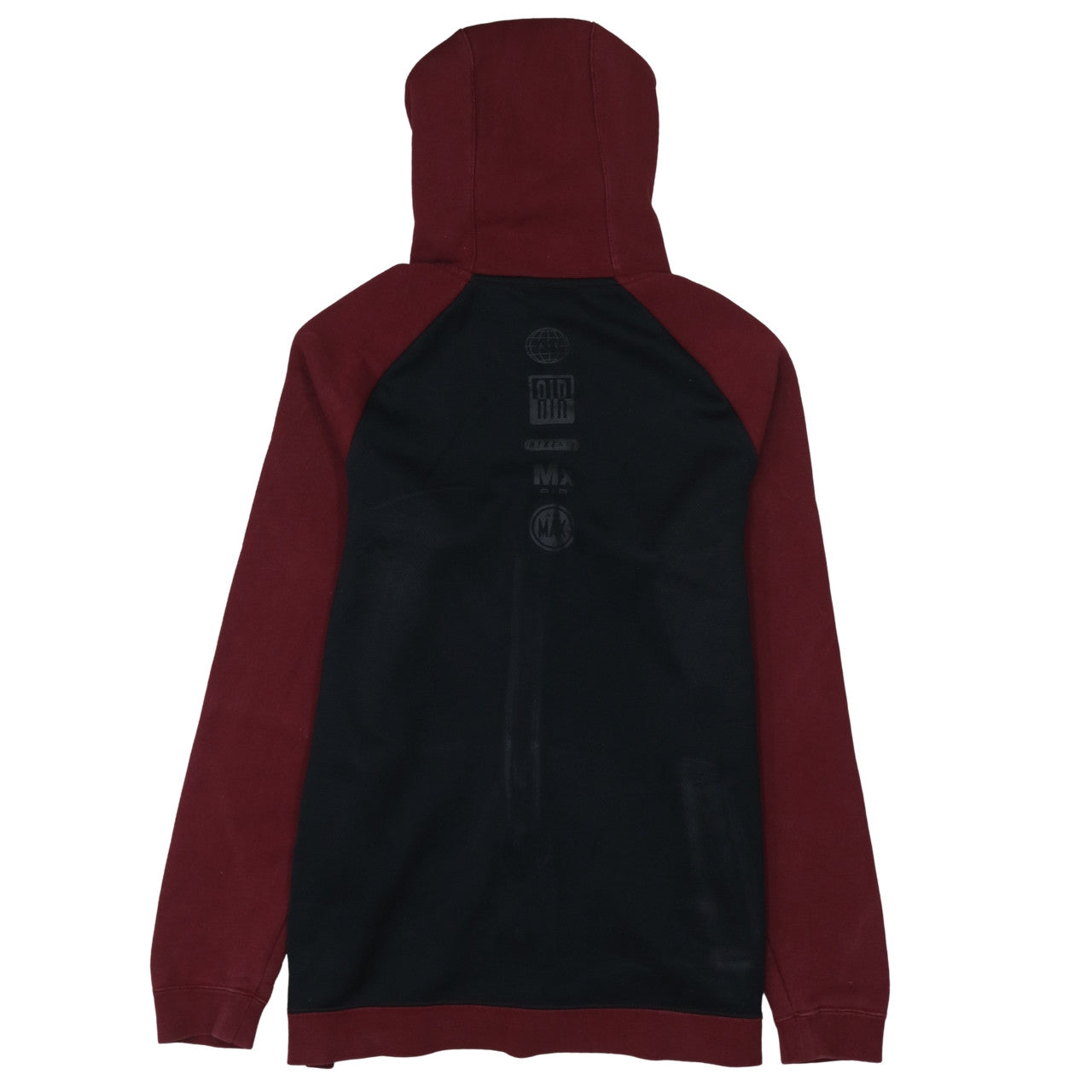 Nike Men's Red Full Zip Hoodie Size L Sportswear Fleece