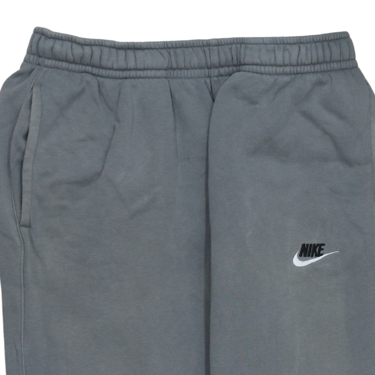 Nike Men's Grey Jogger Sweatpants M Regular Fit Fleece Activewear