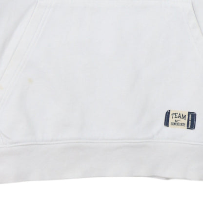 Additional view of Nike boys’ white oregon pullover hoodie, size 12-13, years fleece lined