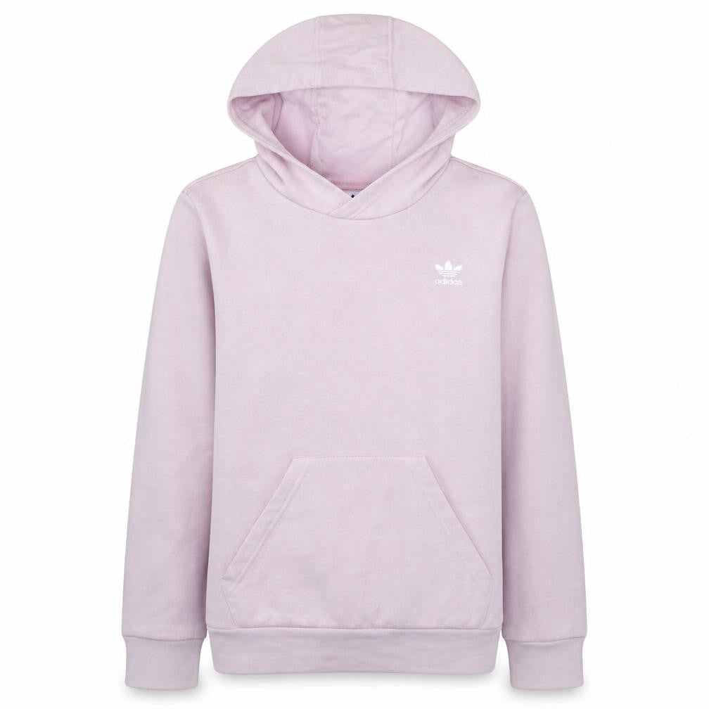 Adidas Girls Pink Pullover Hoodie 12-13 Years Hooded Fleece Sweatshirt