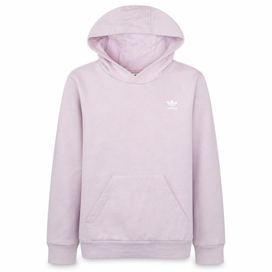 Adidas Girls Pink Pullover Hoodie 12-13 Years Hooded Fleece Sweatshirt