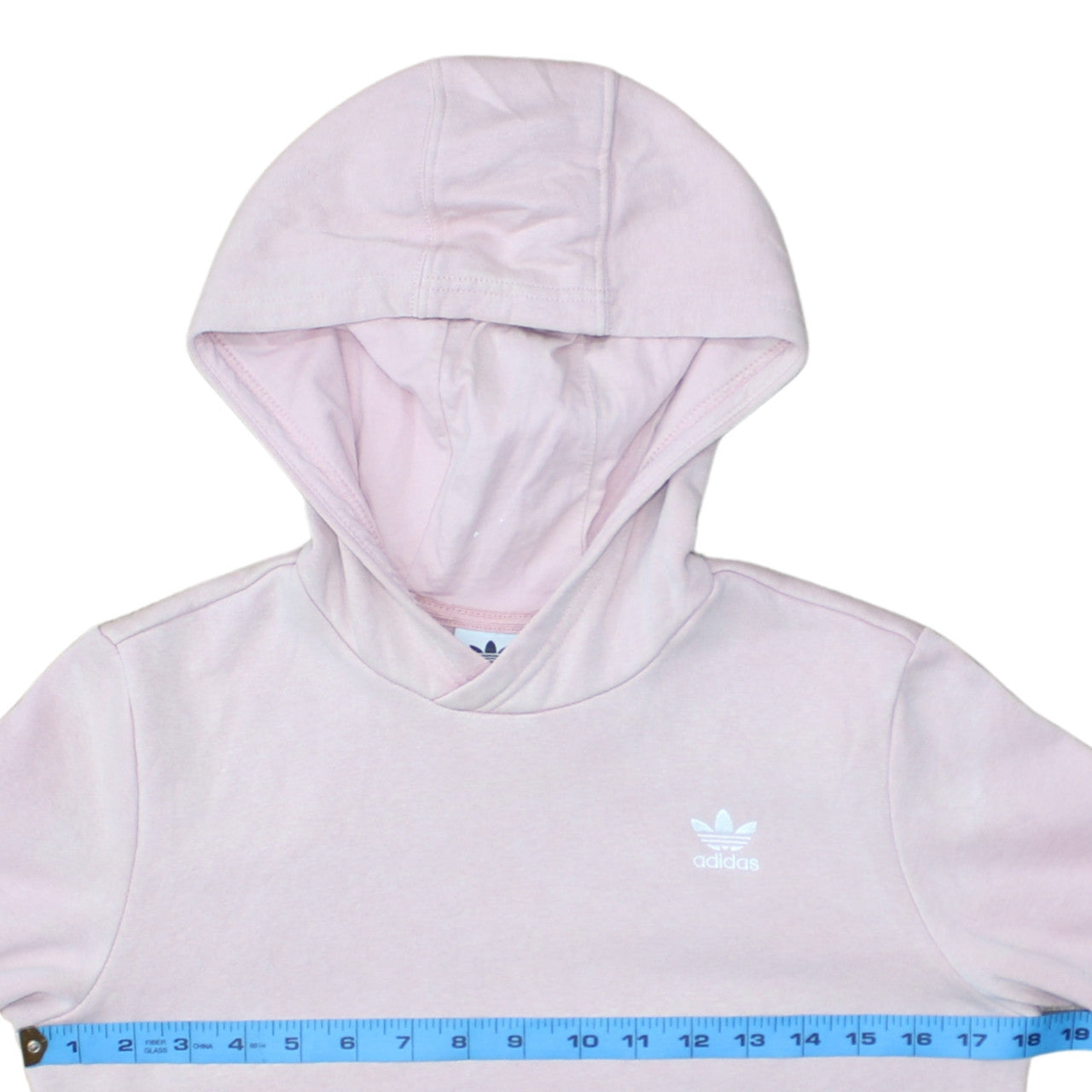 Adidas Girls Pink Pullover Hoodie 12-13 Years Hooded Fleece Sweatshirt